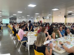 Último “Café com o Provedor” do ano lota refeitório e surpreende colaboradores